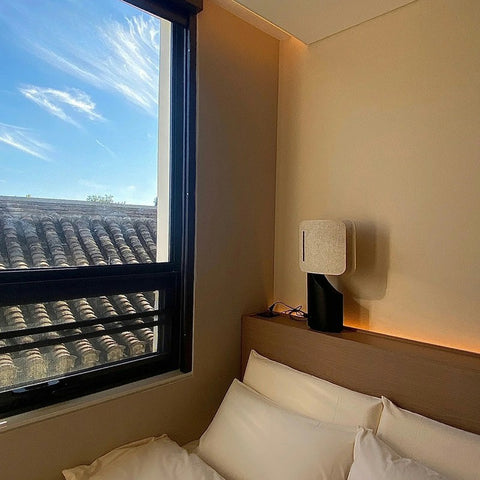 Metal Fabric Table Lamp