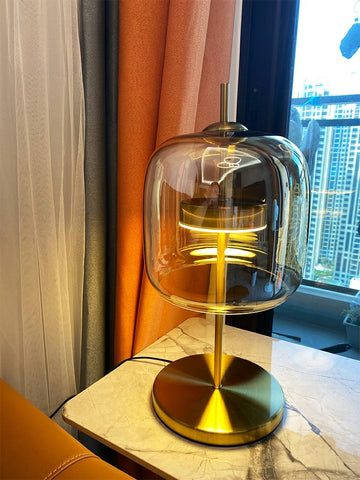 Glass Table Lamp