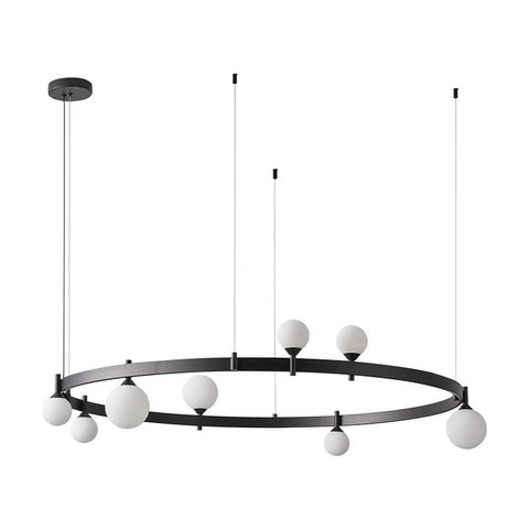 Black Circular Chandelier