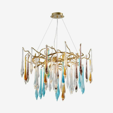 Colorful Teardrop Chandelier