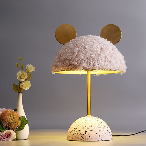 Furry Table Lamp