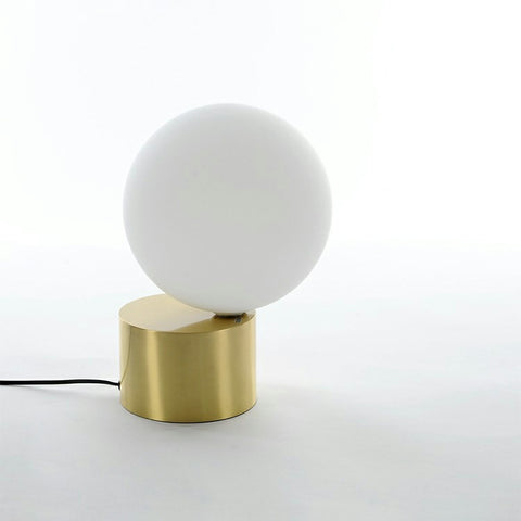 Spherical Glass Table Lamp
