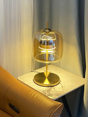 Glass Table Lamp