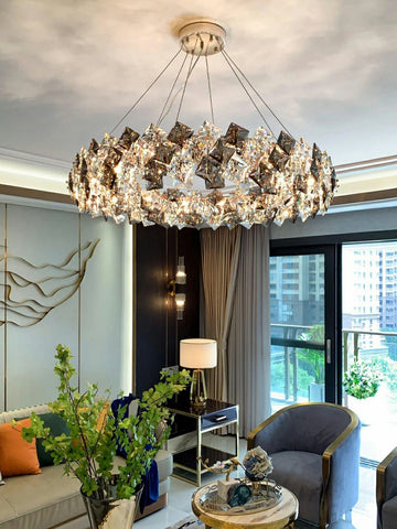 Circular Crystal Chandelier