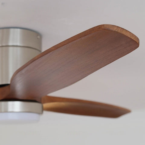 Minimalist Wooden Fan Lamp