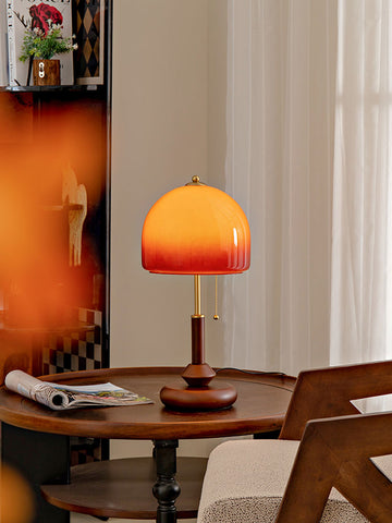Medieval Solid Wood Table Lamp