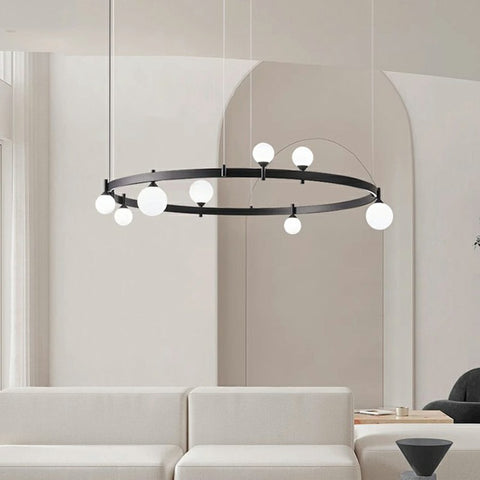 Black Circular Chandelier