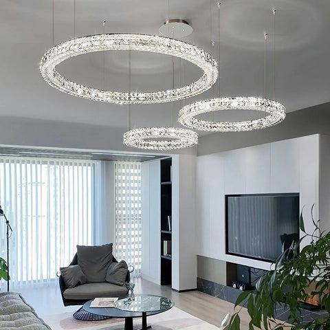 Luxury Crystal Circular Chandelier