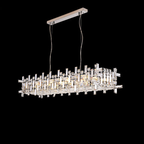Square Crystal Chandelier