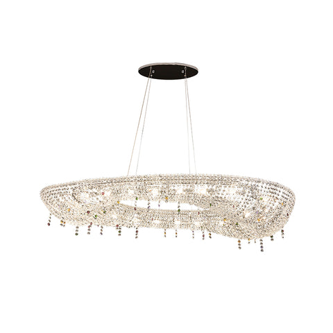 Modern Round Crystal Chandelier