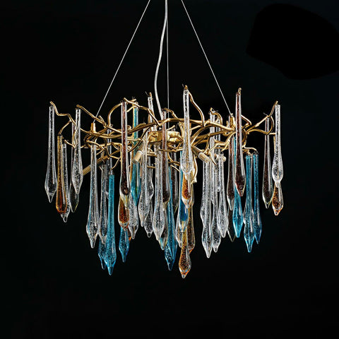 Colorful Teardrop Chandelier