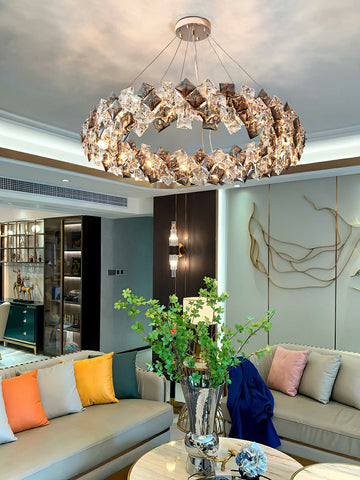 Circular Crystal Chandelier