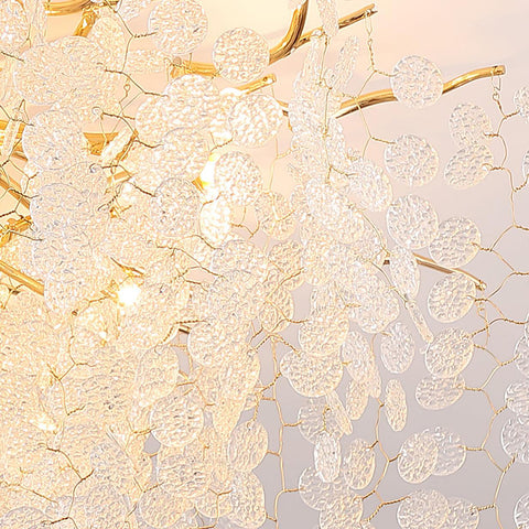 Cash Tree Glass Crystal Chandelier