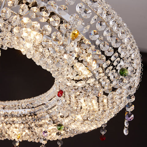 Modern Round Crystal Chandelier