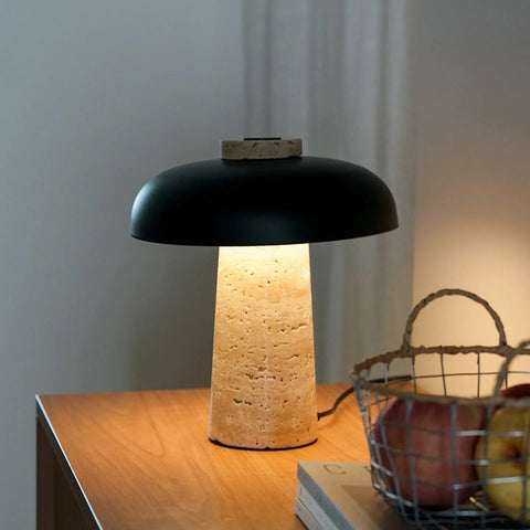 Stone Mushroom Table Lamp
