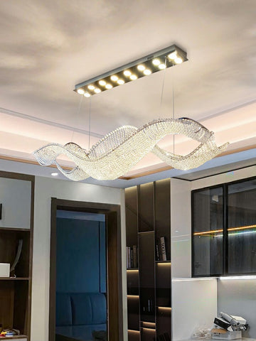 Wave Crystal Chandelier