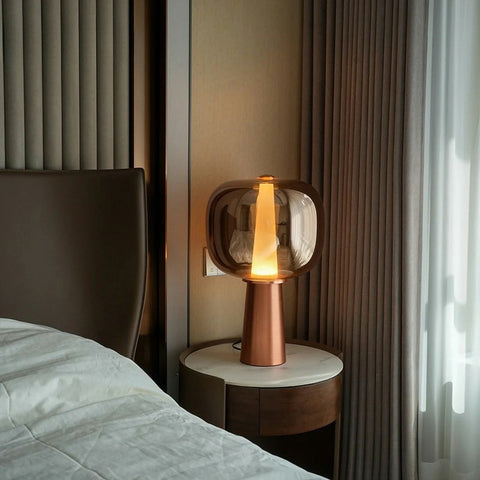 Glass Table Lamp