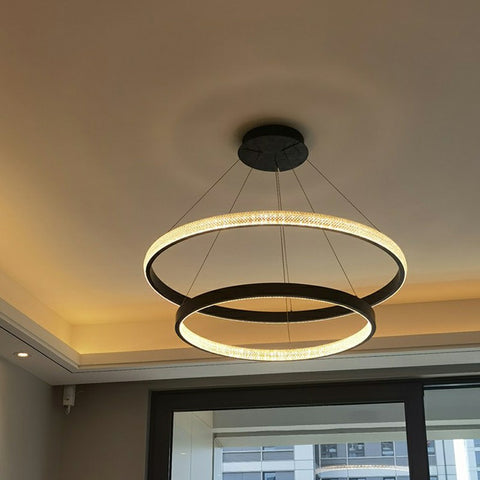 Black Circular Chandelier