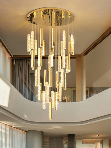 Staircase Crystal Chandelier