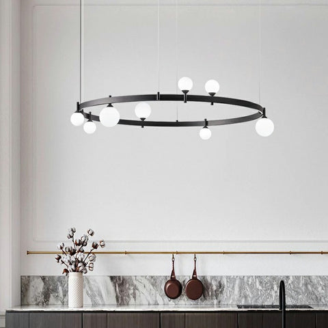 Black Circular Chandelier