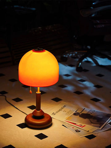 Medieval Solid Wood Table Lamp