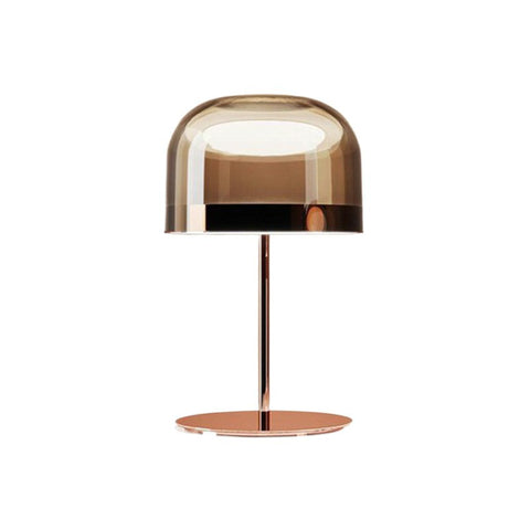 Pearl Black Glass Table Lamp