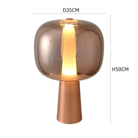 Glass Table Lamp
