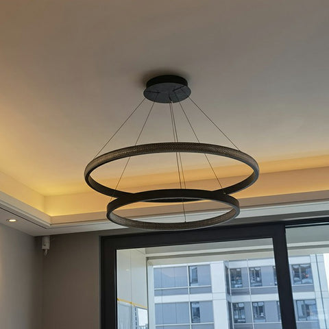 Black Circular Chandelier