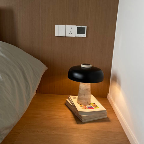 Stone Mushroom Table Lamp
