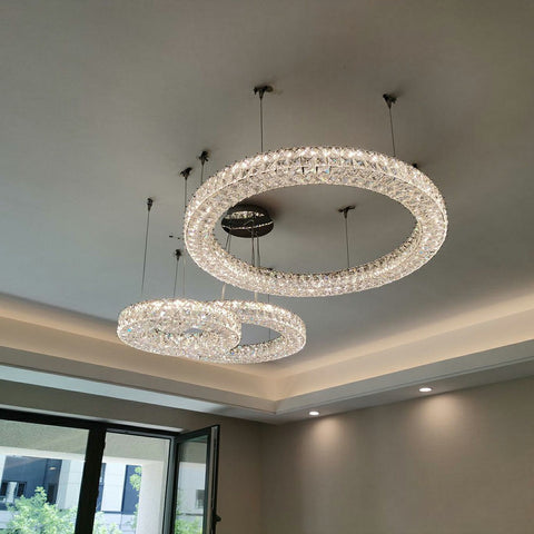 Luxury Crystal Circular Chandelier