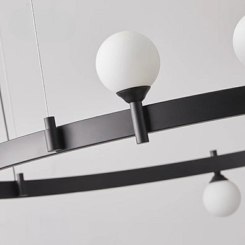 Black Circular Chandelier