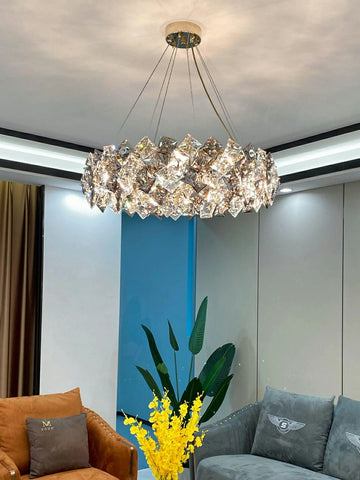 Circular Crystal Chandelier