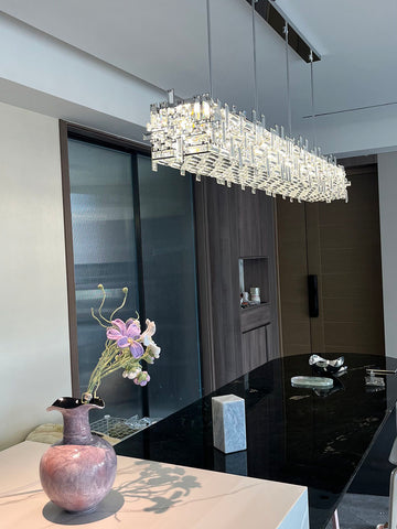 Square Crystal Chandelier