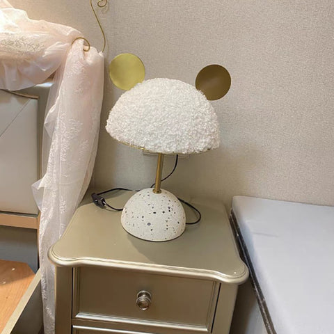 Furry Table Lamp