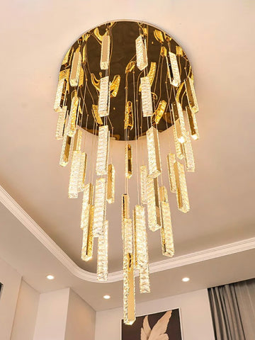 Staircase Crystal Chandelier