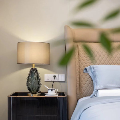 Coloured Glaze Table Lamp