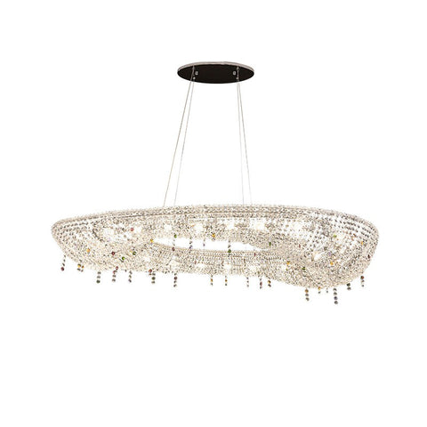 Modern Round Crystal Chandelier