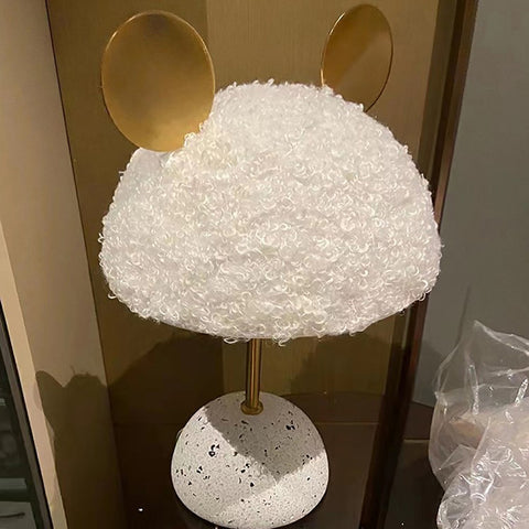 Furry Table Lamp