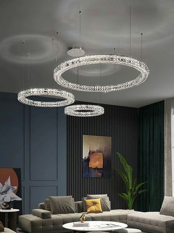 Luxury Crystal Circular Chandelier