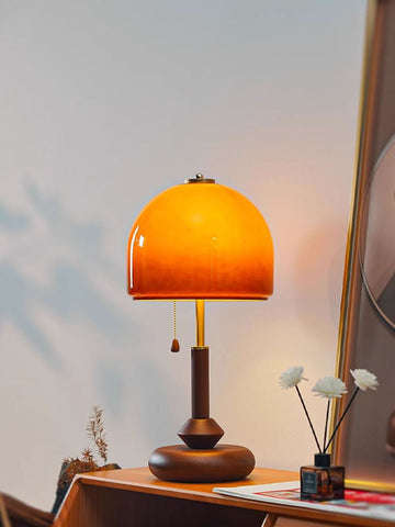 Medieval Solid Wood Table Lamp