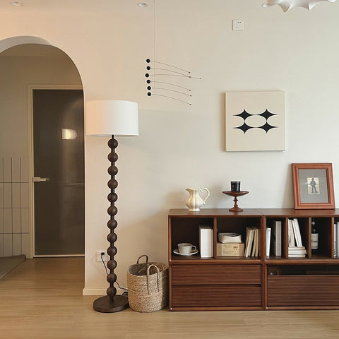 Solid Wood Floor Lamp
