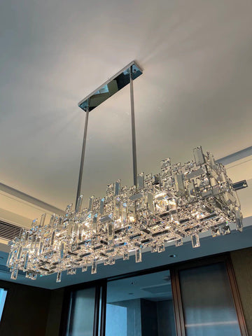 Square Crystal Chandelier
