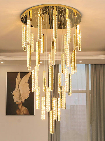 Staircase Crystal Chandelier