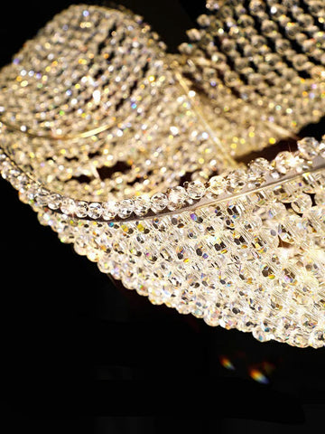 Wave Crystal Chandelier