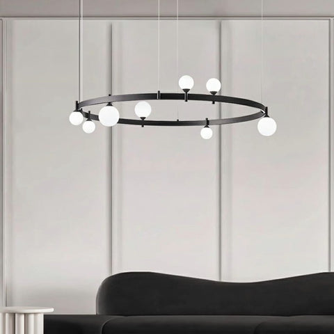 Black Circular Chandelier