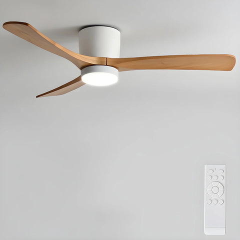 Walnut Wood Fan Lamp