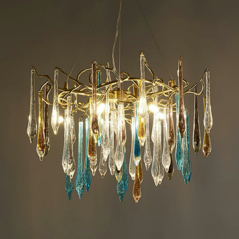 Colorful Teardrop Chandelier
