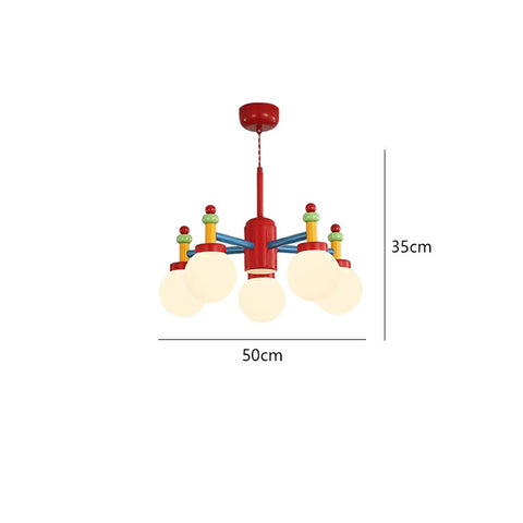 Colorful Magic Bean Chandelier