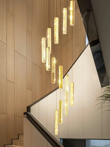 Staircase Crystal Chandelier