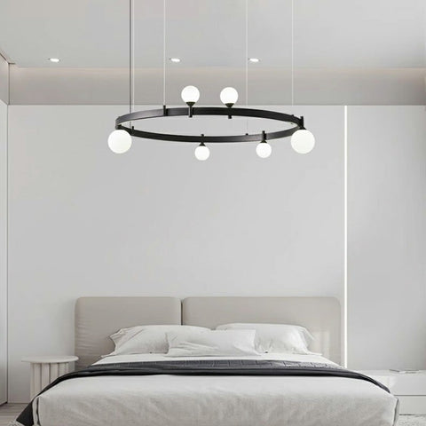 Black Circular Chandelier